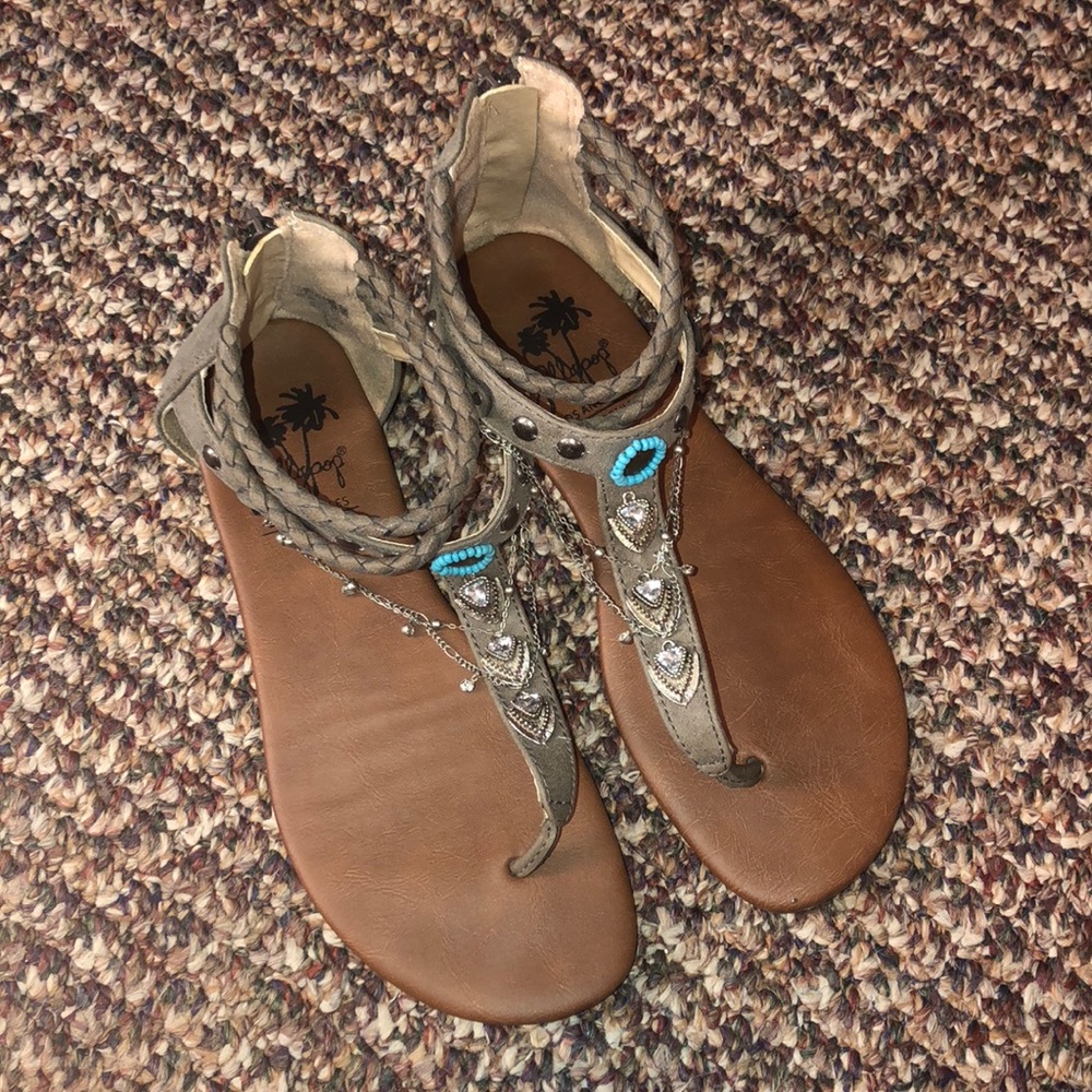 Beaded Bohemian Sandals